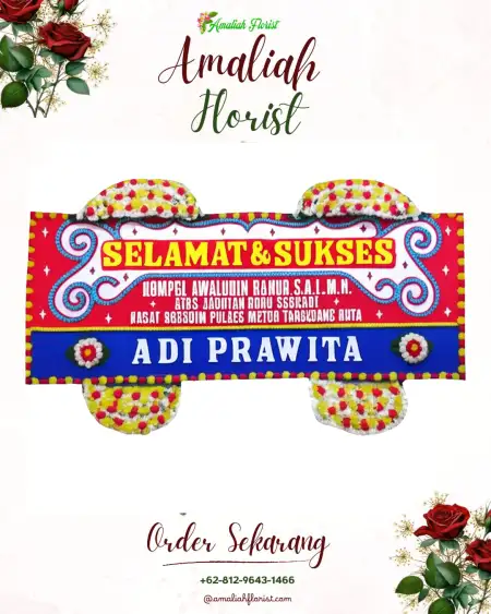 Papan Bunga Ucapan Selamat Damau
